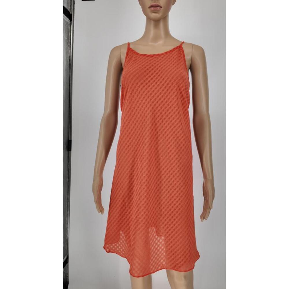 Lane Bryant Intimates Orange Polyester Slip Dress Size 18/20 Lightweight Sheer‎